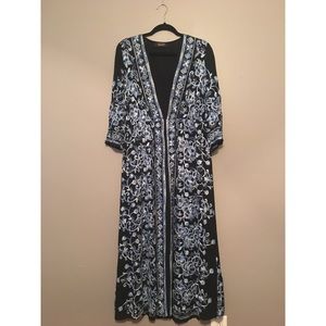 ReneeC black embroidered dress